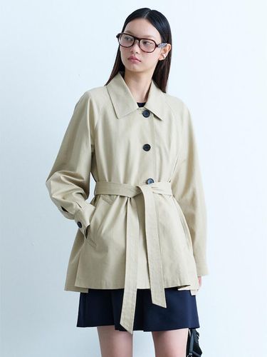 Belted Midi Trench Coat (KE4830M02A) - kuho plus - Modalova