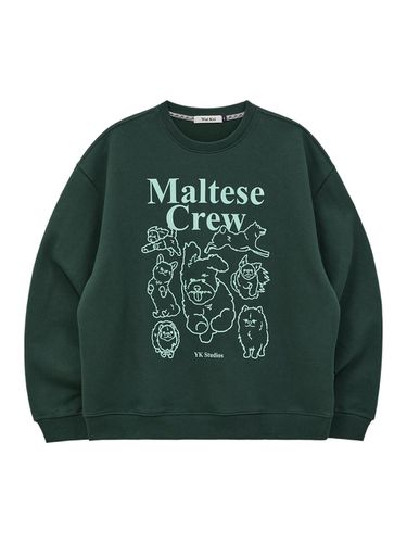 Maltese Crew Line Graphic Sweatshirt - WAIKEI - Modalova