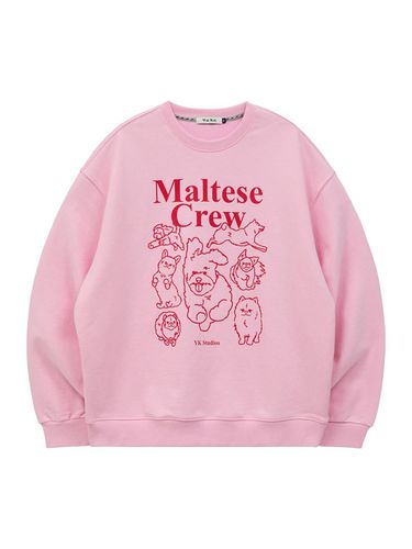 Maltese Crew Line Graphic Sweatshirt Light - WAIKEI - Modalova