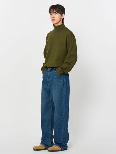 MAN Basic Wide Denim Pants [BLUE] / SBD3M11002 - GENERAL IDEA - Modalova