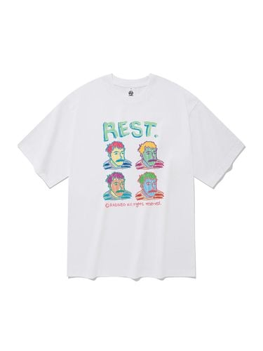 Rest Short-sleeved T-shirt White - RADINEO - Modalova