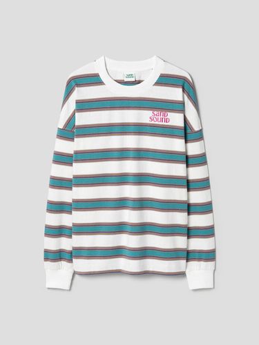 Stripe Single Long Sleeve TShirt (MS4141A260) - SAND SOUND - Modalova