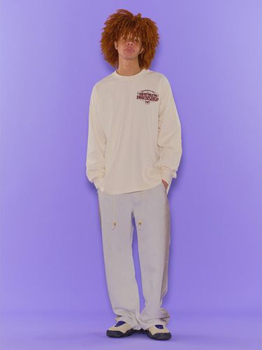 Graphic Point Long Sleeve TShirt (MS4341A200) - SAND SOUND - Modalova