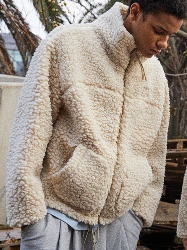 Sherpa Fleece Jumper (MS3139A450) - SAND SOUND - Modalova