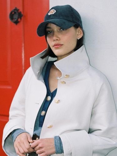 PAM PATCH CORDUROY BALLCAP_CHARCOAL NAVY - THE ASHLYNN - Modalova