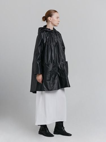 HOODED COATING COAT [BLACK] - LOW TIDE - Modalova