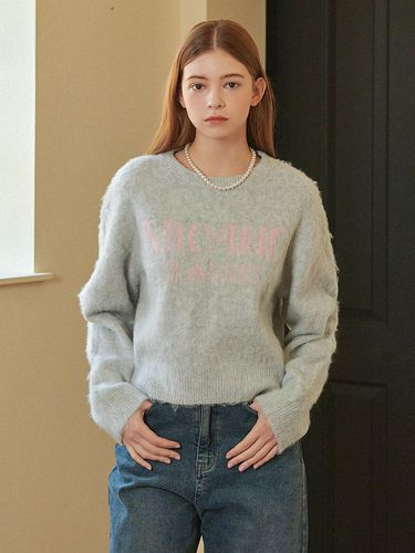 Balmy Logo Round Neck Knit - MICANE - Modalova