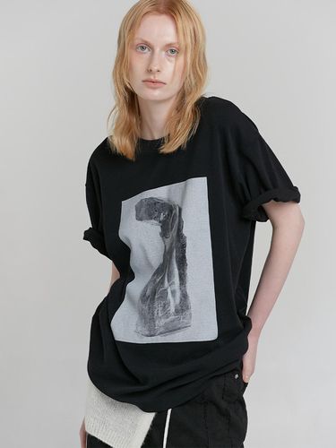 NONFINITO PRINTED T-SHIRT [BLACK] - LOW TIDE - Modalova