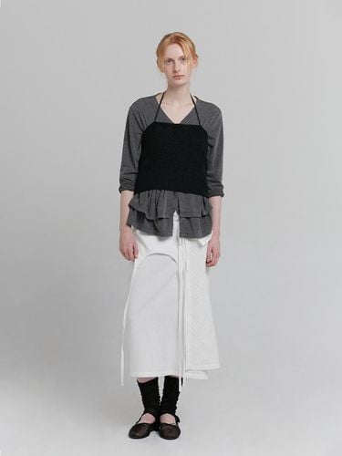 SLEEVELESS KNIT [BLACK] - LOW TIDE - Modalova