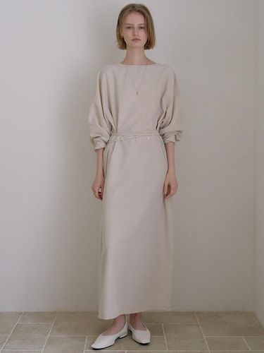 BASE TWO-WAY MAXI DRESS_BEIGE - ovbeige - Modalova