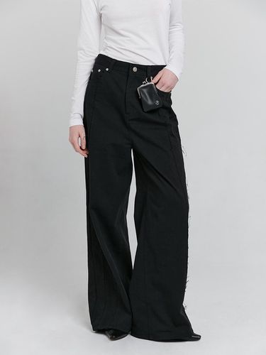 CUTTING COTTON PANTS [BLACK] - LOW TIDE - Modalova