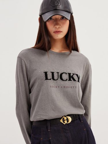 Pigment Basic Fit Long-sleeve T-shirt - LUCKY CHOUETTE - Modalova