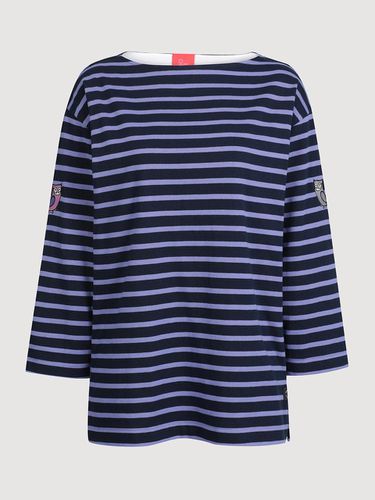 Signature] Stripe Long-sleeve T-shirt - LUCKY CHOUETTE - Modalova