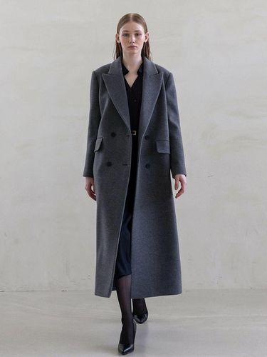 CASHMERE TAILORED DOUBLE LONG COAT - DEFEMME - Modalova