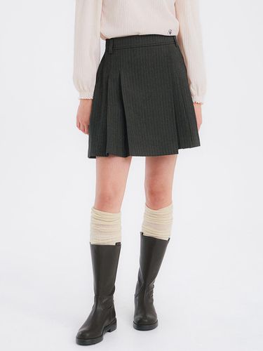 Stripe wrap mini skirt OW3AS8210 - OLIVE DES OLIVE - Modalova