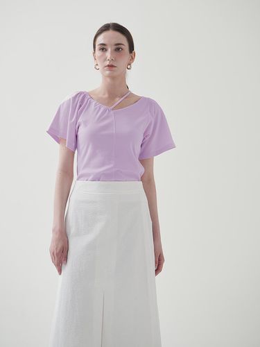 Unbalanced Strap T-shirts_PURPLE - Rayher - Modalova