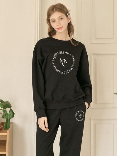 Everyday Logo Sweat Shirt Black - MICANE - Modalova