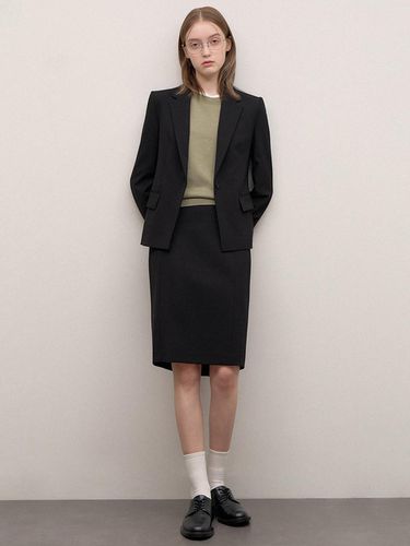 Minimal Single One- Button Setup Jacket_AWSJKO3151 - SISTINA - Modalova