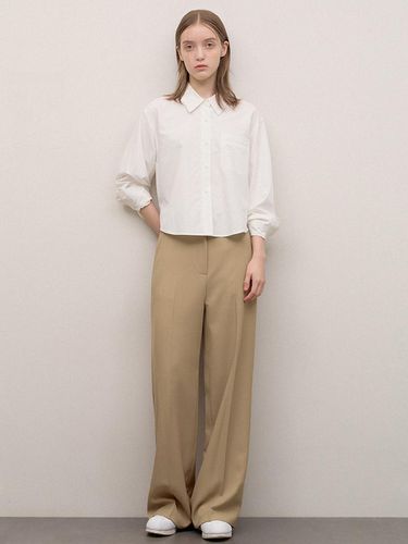 Back BANDING Long Wide Pants_AWWSLO31060 - SISTINA - Modalova