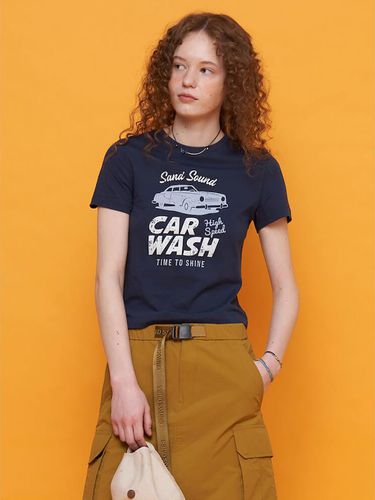 Car Wash Crop TShirt (MS4542W51R) - SAND SOUND - Modalova