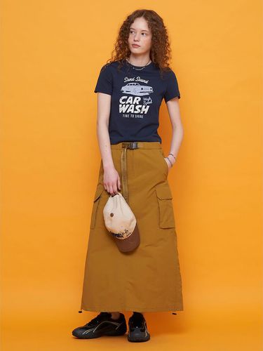 String Cargo Skirt Mustard (MS4327W29G) - SAND SOUND - Modalova