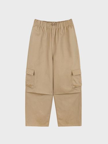 WIDE BANDING CARGO PANTS_BEIGE - LIEU STUDIOS - Modalova