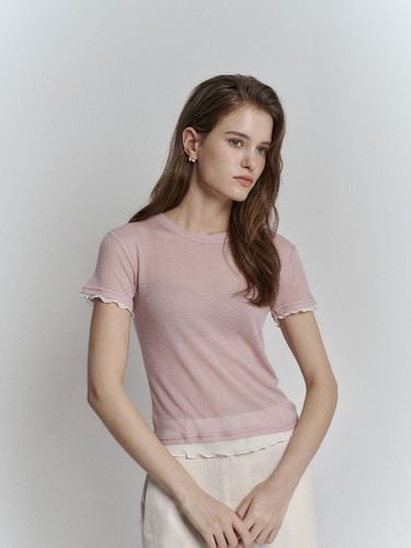 Layered t-shirt_PINK - Fine O’ Kind - Modalova