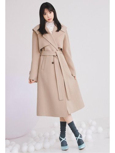 Trench Style Wool Cashmere Coat GNBM0CT92 - JJ JIGOTT - Modalova