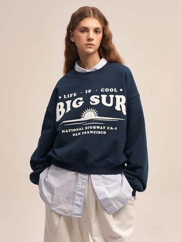 Graphic Crop Sweatshirt (MS2Y41W41R) - SAND SOUND - Modalova