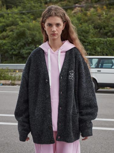 Basic Logo Hooded Sweatshirt - Pink - SAND SOUND - Modalova