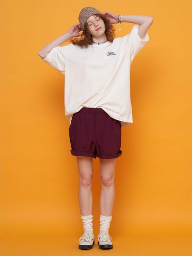 Logo Embroidery Shorts - Violet - SAND SOUND - Modalova