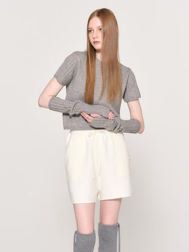 Soft Armour Half Knitwear [MELANGE GREY] / WBD3L05 - GENERAL IDEA - Modalova