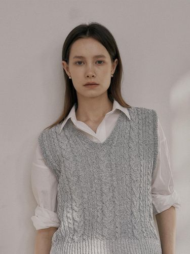 Cable knit vest - Fine O’ Kind - Modalova