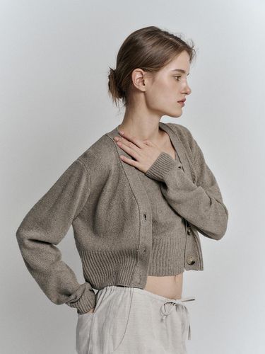 Hanji cardigan SET_KHAKI - Fine O’ Kind - Modalova