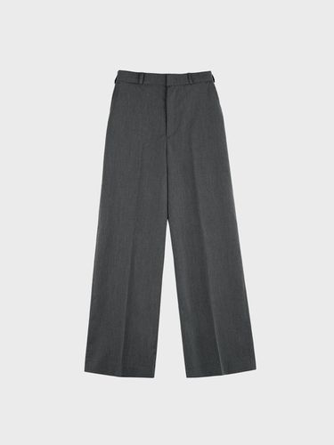 AIRO SIDE BANDING SLACKS_GREY - LIEU STUDIOS - Modalova