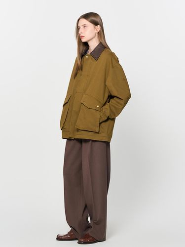 Loose Fit Work Jacket [GREEN KHAKI] / SBD3U09002 - GENERAL IDEA - Modalova