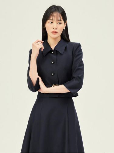 Slim Fit Single Cropped Jacket GP7A0JK101 - JJ JIGOTT - Modalova