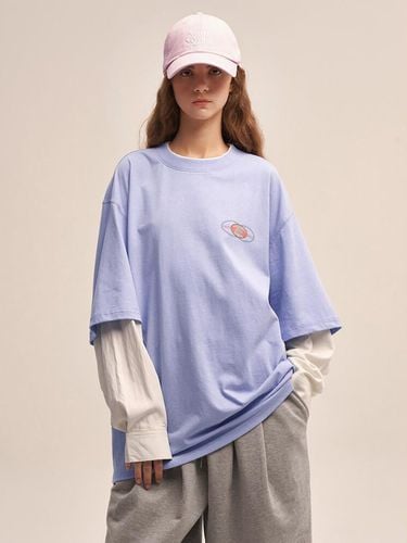 Layered Half Sleeve TShirt Sky (MS2Y41A10Q) - SAND SOUND - Modalova