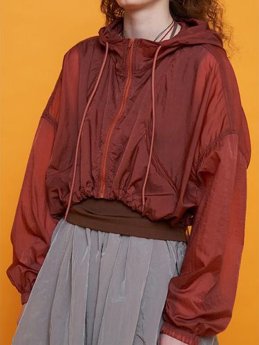 Crop Windbreaker Jumper (MS4439W306) - SAND SOUND - Modalova