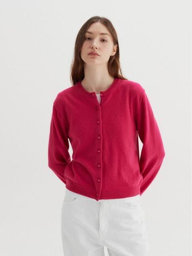 Beans Cashmere Cardigan - Hot pink - Fine O’ Kind - Modalova