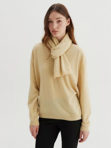 V-neck Wool Sweater_LIGHT YELLOW - Fine O’ Kind - Modalova