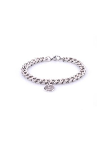 STAINLESS STEEL BRACELET MEDIUM CHAIN FOR MEN SSBM - CHUBASCO - Modalova