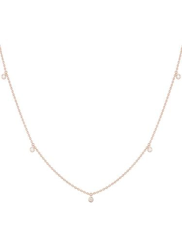 LALA J Bezel Chain Necklace (JJLJNQ4BF384SR420) - J.ESTINA - Modalova