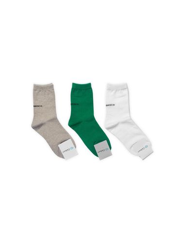 LETTERING SOCKS CLS White Beige Green - CHUBASCO - Modalova