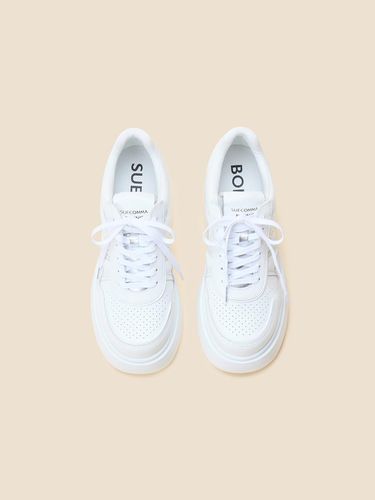 Leather heel sneakers()_DG4DA24505WHT - SUECOMMA BONNIE - Modalova