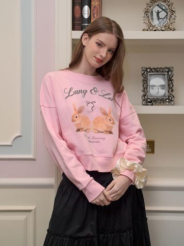 LIKE BUNNY Sweatshirt _PINK - Lang&Lu - Modalova