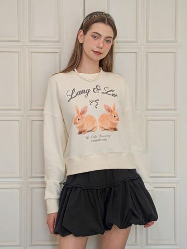 LIKE BUNNY Sweatshirt_LIGHT YELLOW - Lang&Lu - Modalova