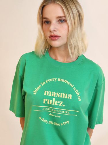 Circle symbol cool cotton T-shirt _Green - Masmarulez - Modalova