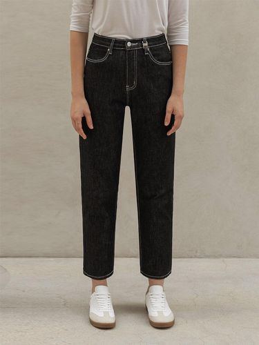 ESSENTIAL NON-FADED SELVEDGE DENIM BAGGY PANTS (BL - NONANDNON - Modalova