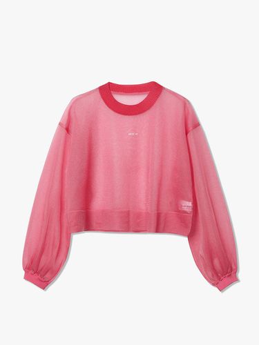 A-LINE SHEER PULLOVER PINK - HAUS 072C - Modalova